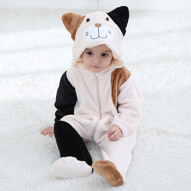 Baby Clothing Zip - Tier Katze Neugeborene Baby kleidung Bodysuit