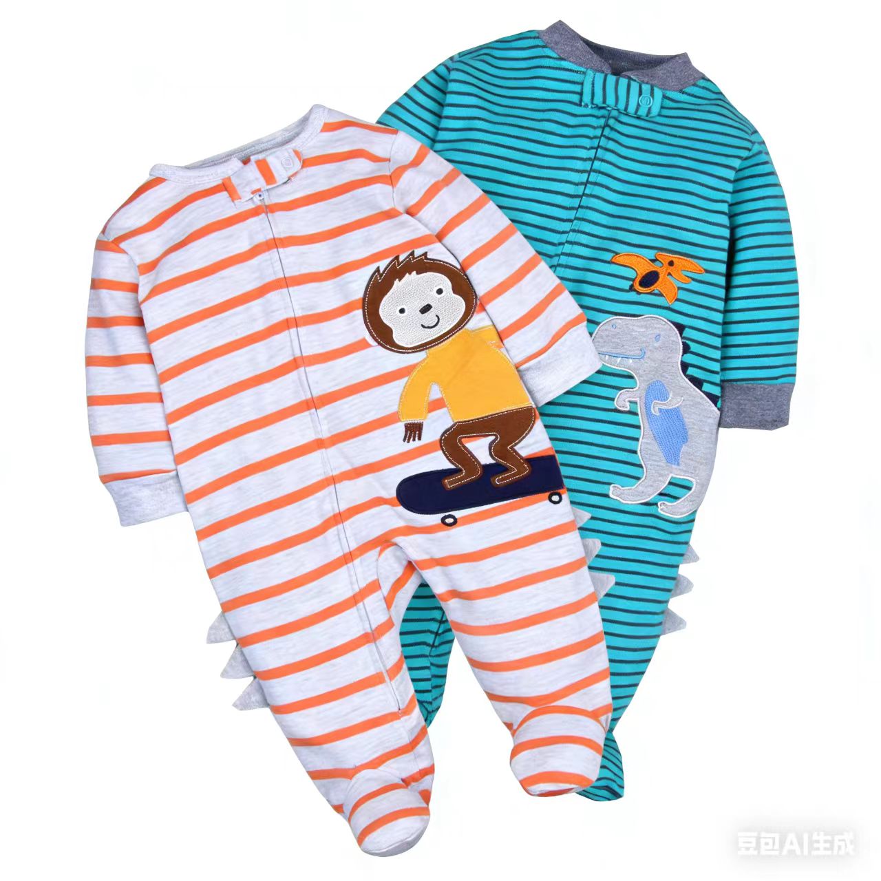 Baby Clothing Zip - 2026 Frühling Herbst Baby-Strampler 100% Baumwolle