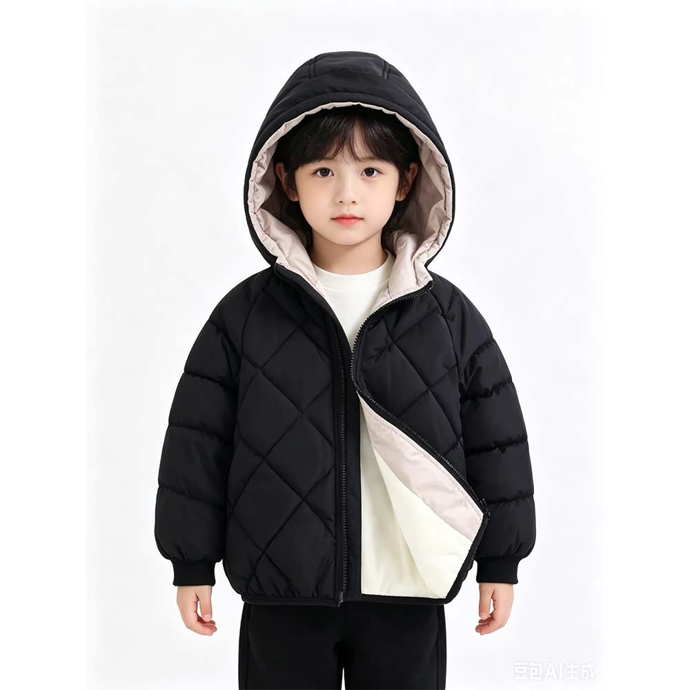 Baby Clothing Zip - Lässige Winterkleidung für Babymädchen, Leichte Daunenjacken