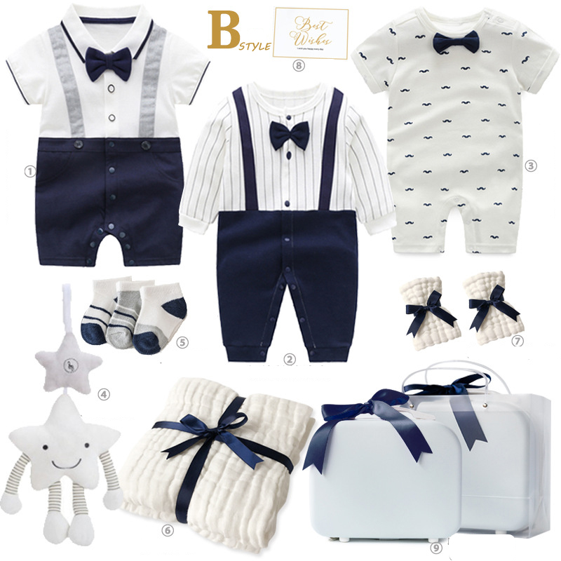 Baby Clothing Neutral - Unisex neutrale Neugeborene Babykleidungssets Fleexe Baumwollshorts