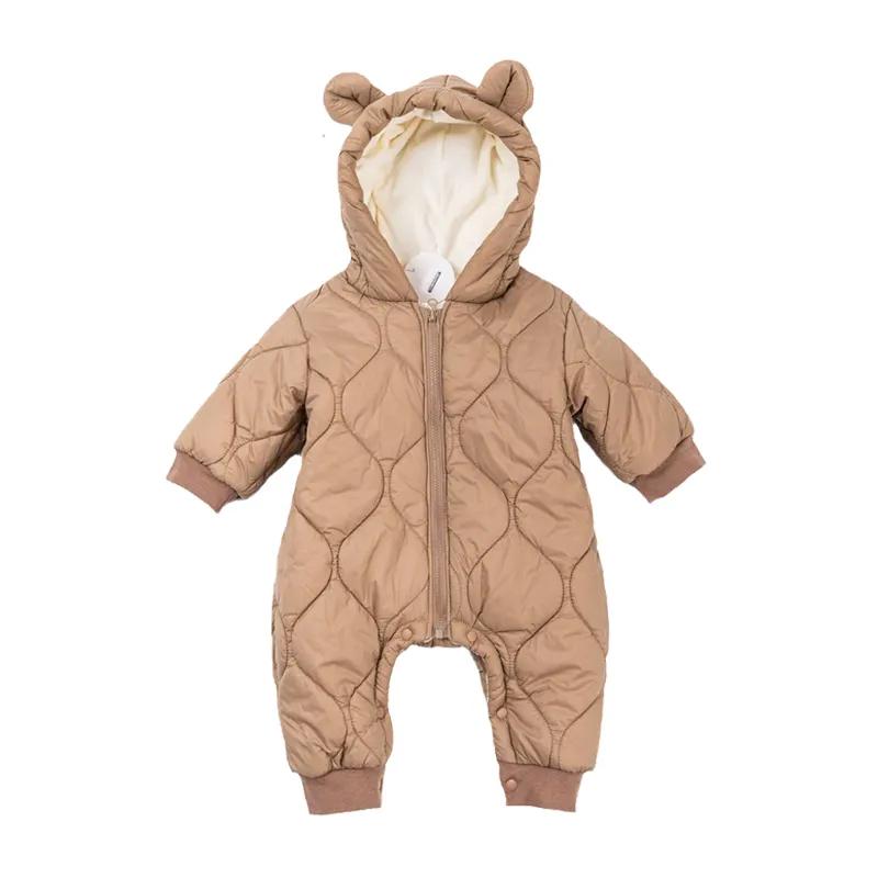 Baby Clothing Zip - Neugeborenen Baby Strampler Winter Verdicken Baumwolle
